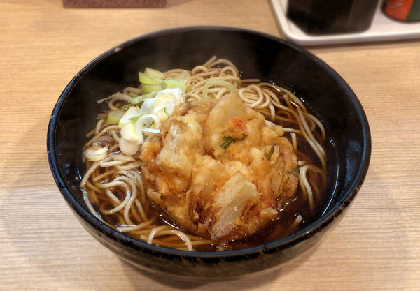 「かき揚げそば(400円)」@丸八そば 砂町本店の写真