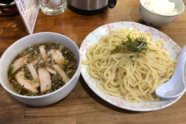「しょう油つけめん700円」@えびすラーメンの写真
