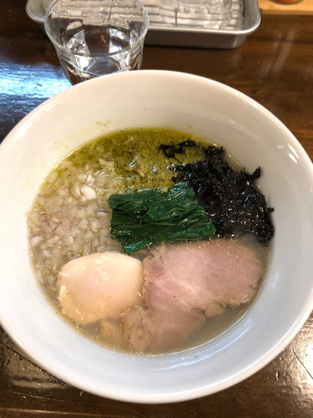 「貝節潮そば(塩)850円」@CLAM＆BONITO貝節麺RAIKの写真