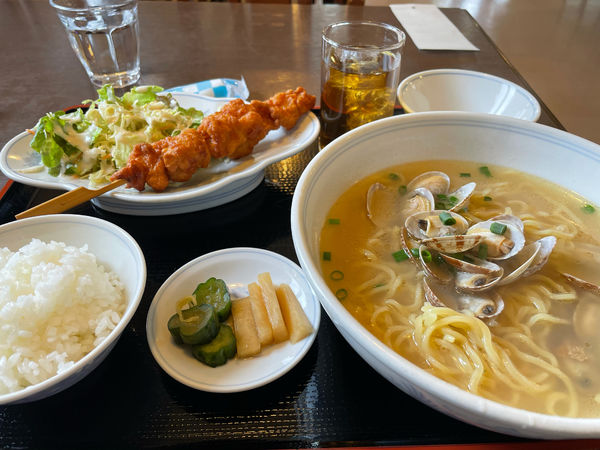 「【週替わり】あさりラーメン定食990円」@中華 匠の写真