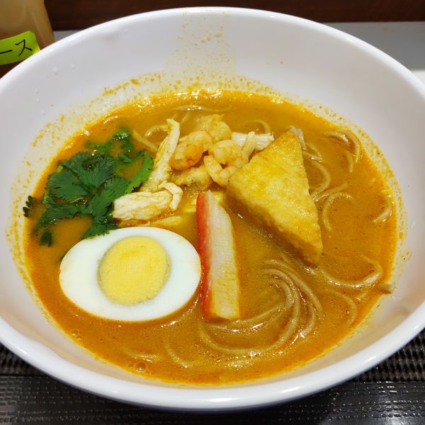 「【数量限定】ラクサそば（￥680）」@名代 富士そば 蒲田店の写真