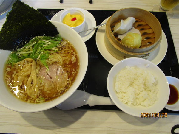 「中華そばランチSet 900円」@香府山の写真