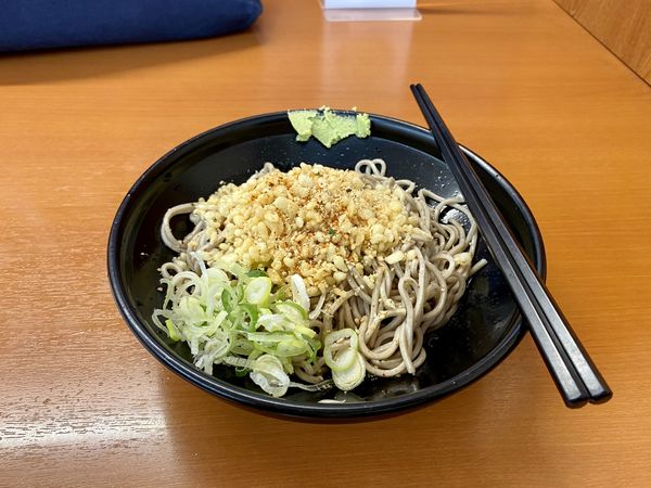 「冷やしたぬきそば370円」@大江戸そば 市ヶ谷店の写真