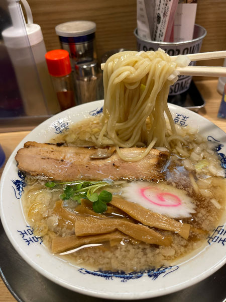 「アブラ煮干そば 830円」@煮干そば 流。の写真