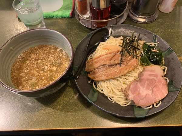 「和風つけ麺＋角煮」@らーめん 華月の写真