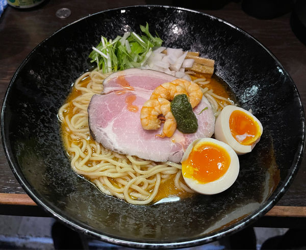 「えびまぜそば+味玉チャーシュー」@尼龍の写真