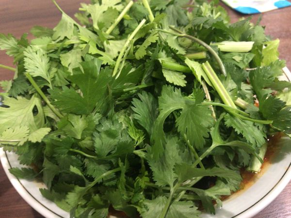 「辛玉ラーメン（辛さマシ）900円+鬼パクチー200円」@Curry ＆ Noodle Thai Gingerの写真