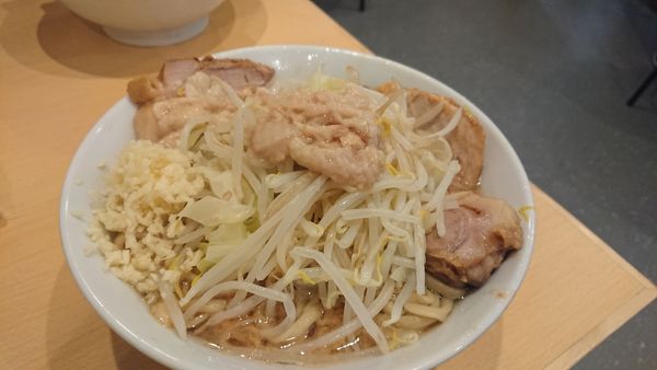 「小豚ラーメン」@ラーメン二郎 前橋千代田町店の写真