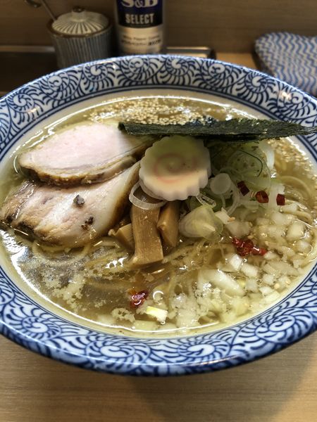 「粟国の塩そば800円」@中華そば 多賀野の写真