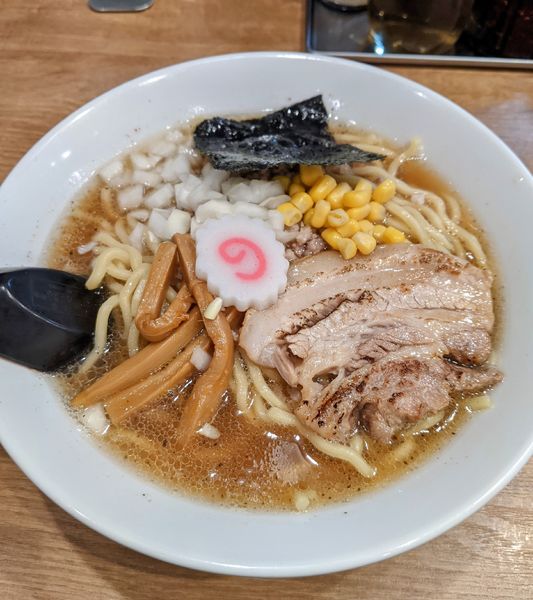 「ターボ(肉出汁醤油味)　880円」@いぶし銀の写真