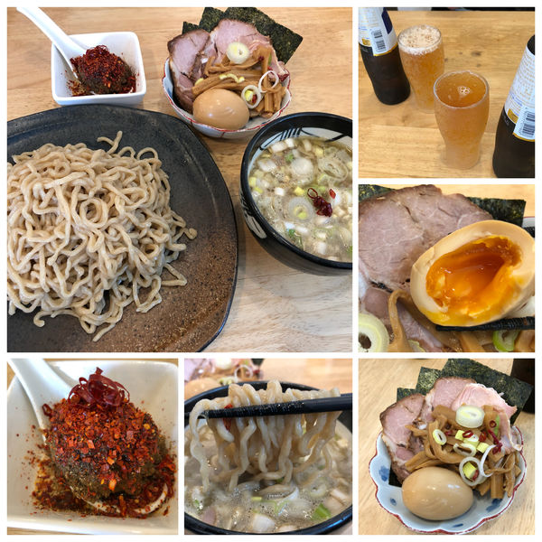 「特製つけそば  ＋カレー玉 170円」@中華そば専門 とんちぼの写真