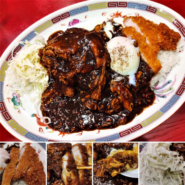 「元気盛りハッスル麻婆カツライス　990円」@大阪王将 御徒町駅前店の写真