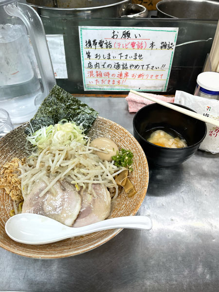 「醤油まぜそば＋伊勢海老ソース」@覆麺 智の写真