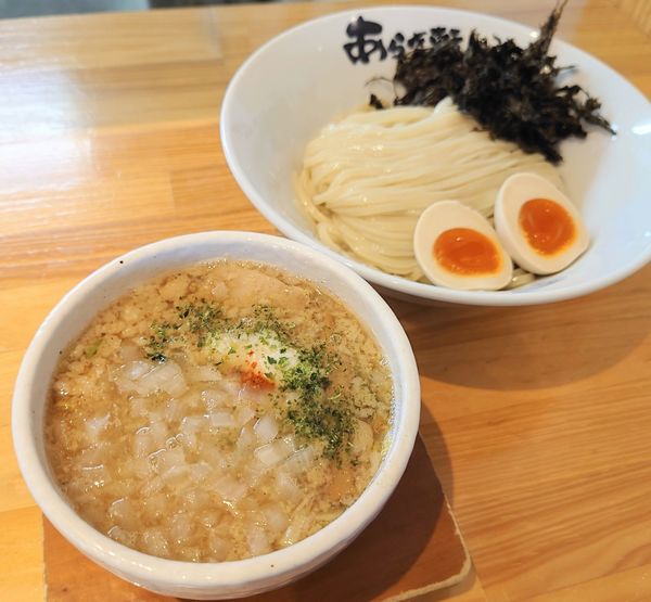 「味噌チャチャ!!とろろつけ麺【期間限定】」@ニボチャチャ！！ラーメン あらき軒の写真
