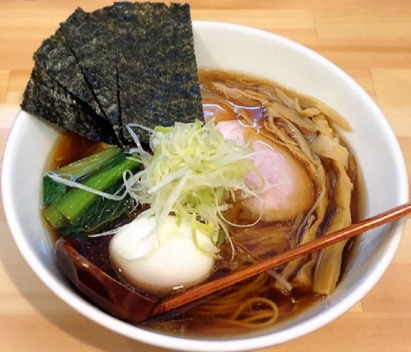 「特製秋刀魚醤油らあめん」@らあめん 常護の写真