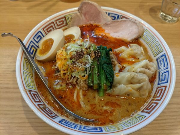 「特製担々麺1200円」@ほっこり中華そば もつけの写真