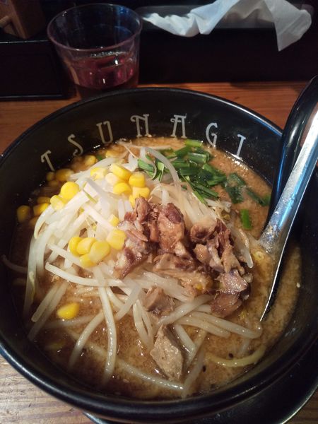 「味噌ラーメン800円」@らぁ麺屋 つなぎの写真