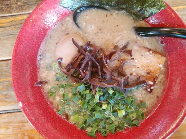 「半熟煮玉子入りらぁめん」@成竜 平和橋通り店の写真