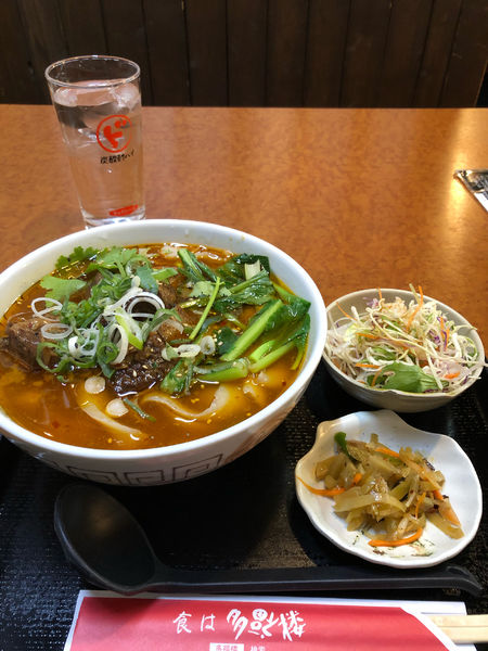 「牛バラ刀削麺　690円」@多福楼 川崎店の写真