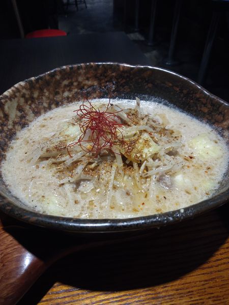 「白味噌らーめん」@札幌味噌ラーメン ひつじの木 大森店の写真