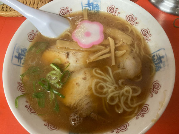 「中華そば¥750+早すし¥150」@井出商店の写真