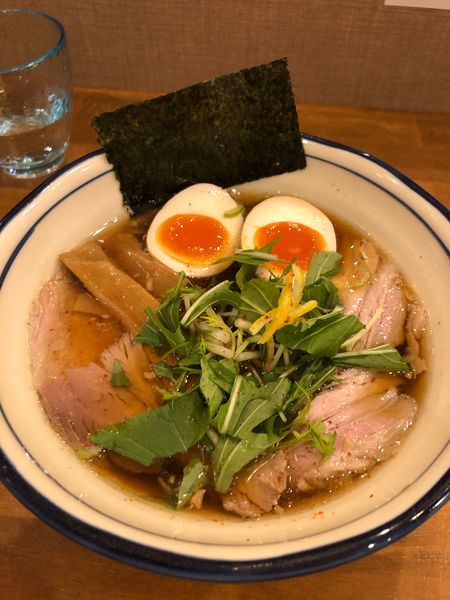 「ゆず醤油ラーメン」@らーめん 仙松の写真