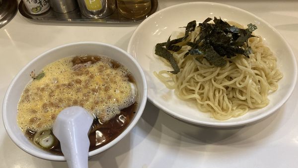 「納豆ざるらぁめん」@らぁめん ほりうち 新橋店の写真
