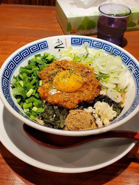 「味噌台湾まぜそば」@からみそラーメンふくろう 名駅店の写真