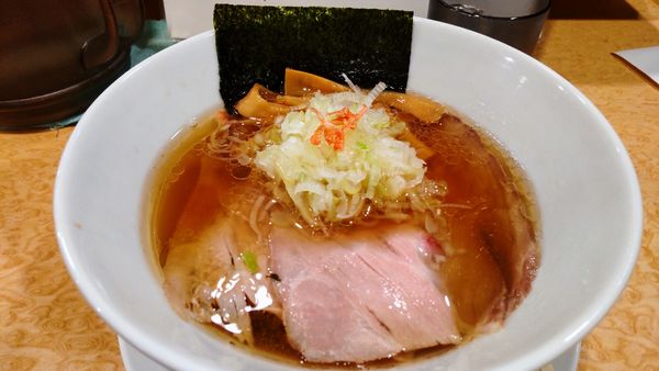 「醤油ラーメン　エビ」@一麺天に通ずの写真