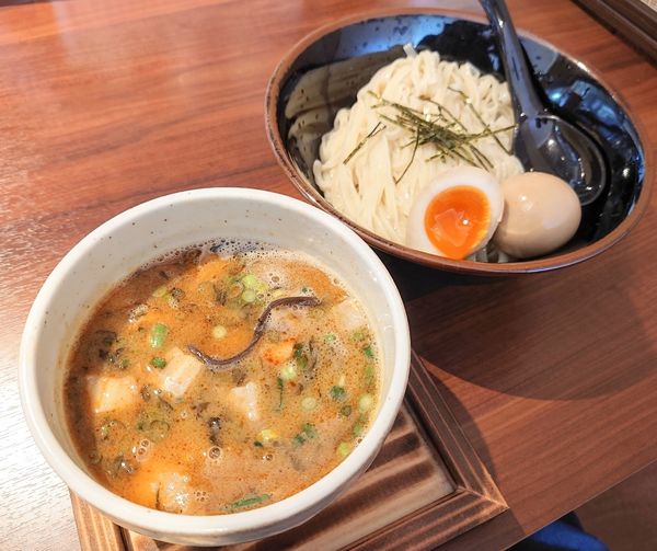 「味玉つけ麺」@二代目 白神 各務原店の写真