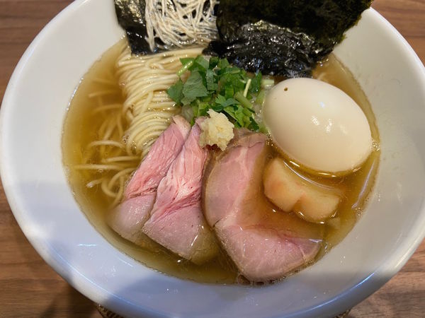 「特製生姜煮干しそば：980円」@中華ソバ 篤々 TOKU-TOKUの写真