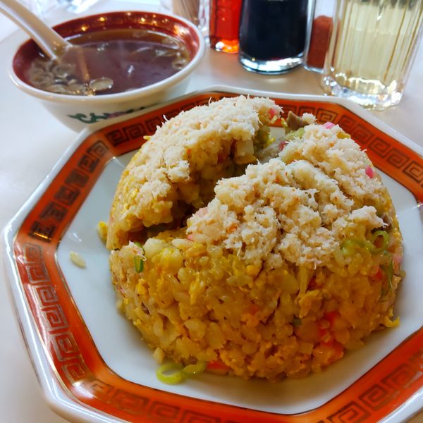 「蟹チャーハン（￥810）」@千成飯店の写真