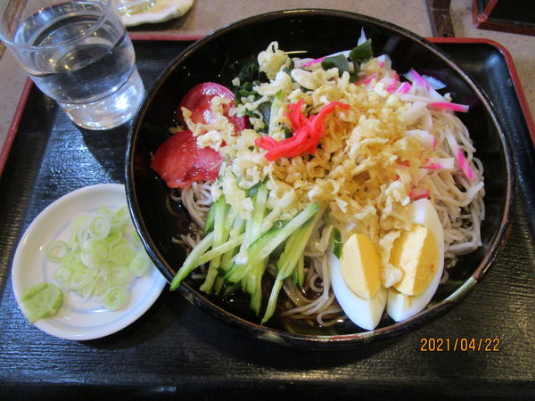 「冷やしタヌキ蕎麦 850円」@蕎麦処 とさきやの写真