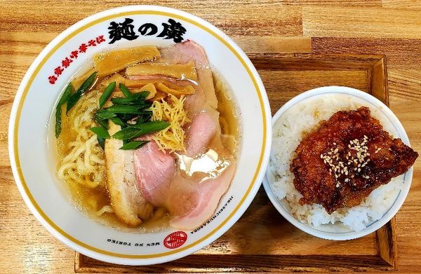 「塩中華そばランチ」@自家製中華そば 麺の虜の写真