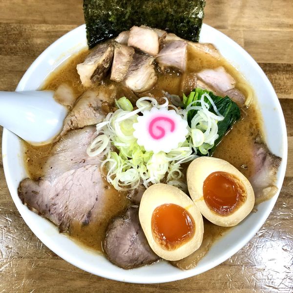 「【限定】味っ噌チャーシューメン￥1300＋味玉￥100」@オランダ軒の写真