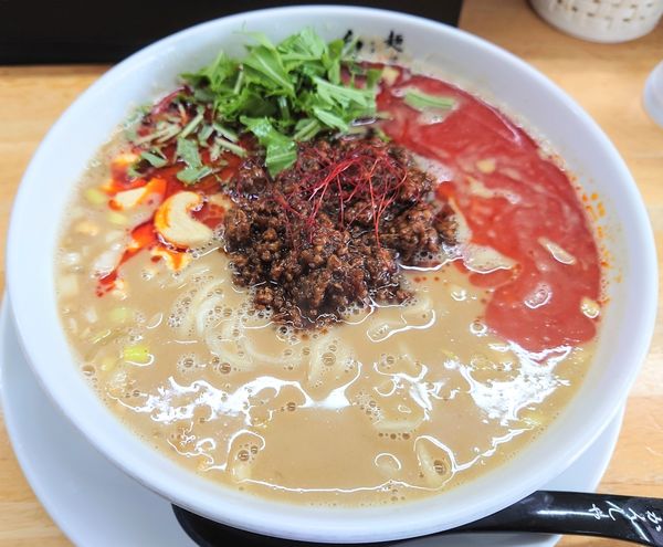 「白エビMILK担々麺【期間·数量限定】」@麺屋 白神の写真