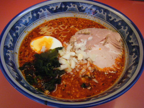 「激辛ラーメン（大辛）」@麺屋さんきゅうの写真