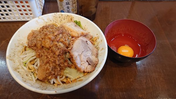 「小 汁無し 魚粉 アブラ」@麺屋 歩夢の写真