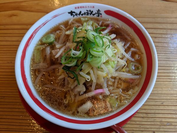 「近江ちゃんぽん」@ちゃんぽん亭総本家 銀座インズ店の写真