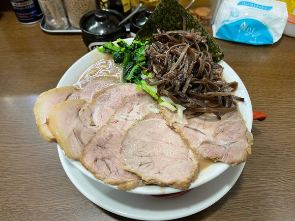 「チャーシューメン＋きくらげ」@うまいヨ ゆうちゃんラーメンの写真