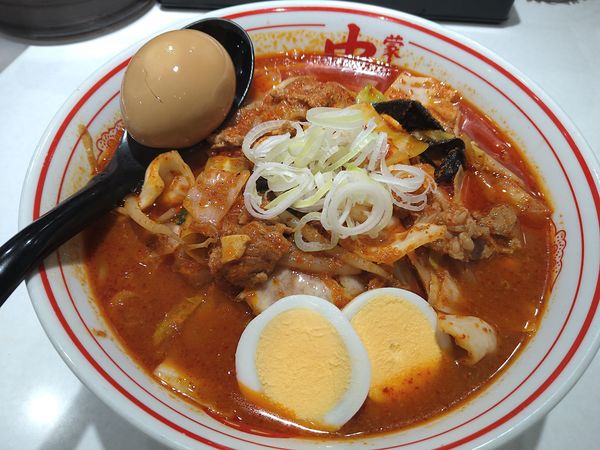 「北極やさいシャキシャキバージョン 味玉」@蒙古タンメン 中本 錦糸町店の写真