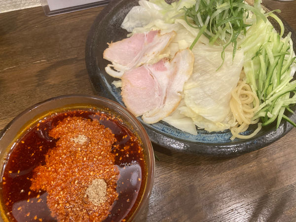 「定番つけ麺(普通・1玉)25倍¥850」@つけ麺本舗 辛部 広島駅前店の写真