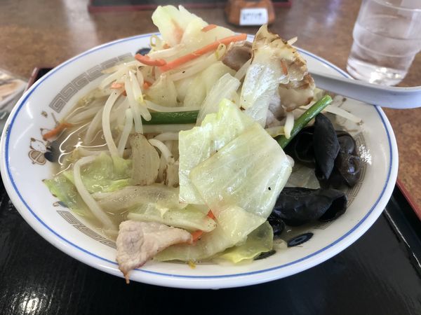 「野菜たっぷりタンメン￥650」@山田うどん食堂 竹間沢店の写真