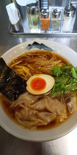 「雲呑らーめん」@ZUND-BARの写真