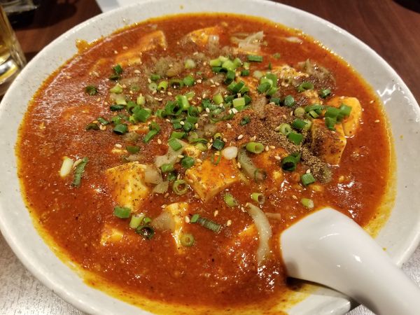 「重慶麻辣あんかけ麺」@石庫門 高田馬場店の写真