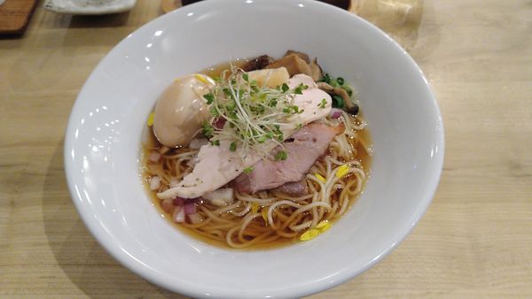 「松茸に水(味玉付き)¥950-」@論露に不二の写真