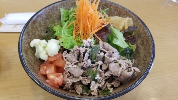 「サラダめん×うし　オリジナルしお」@サラダめん ベジサポの写真