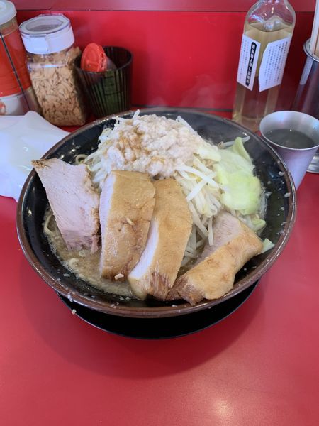 「コテ野菜ラーメン（Twitter中盛り）＋トロ豚3枚」@家系ラーメン 王道 神道家の写真