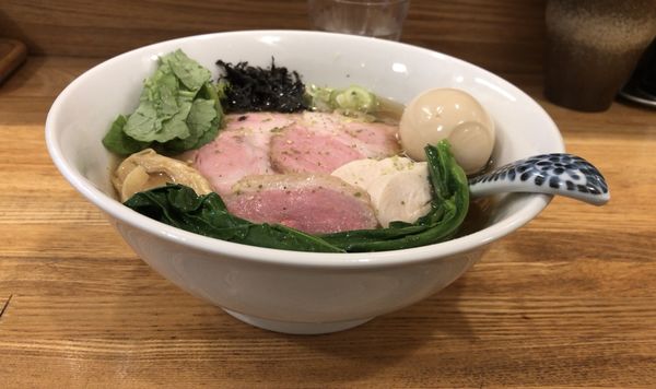 「味玉肉増し山椒醤油そば」@中華そば きなりの写真