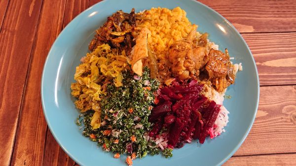 「スリランカプレート　１２００円」@セレンディッブの写真